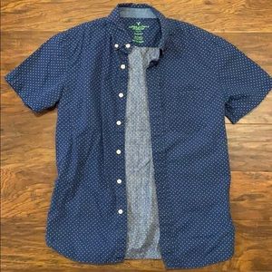 American eagle xs button down tee